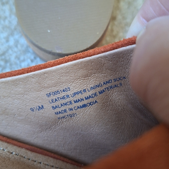 Sofft Carrey Womens Pumpkin Suede Slide Sandals Open Toe Heeled Size 9.5 - Picture 6 of 8